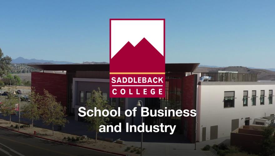School of Business and Industry video poster.