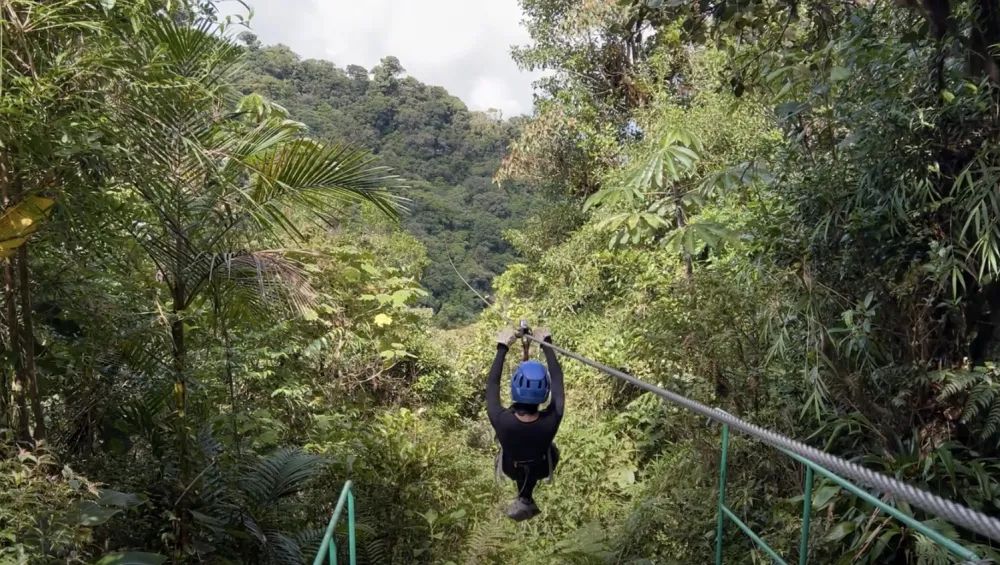 Costa Rica - zip lining over the forest canopy